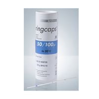 アズワン EMマイスターリングキャップス 100μL 1/2目盛 250本入り 9600299 1個(250本) 2-454-10（直送品）