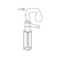 アイシス スタルナ石英セル (蛍光用小型ツンベル管付きセル) ST126F 1個 2-474-13（直送品）