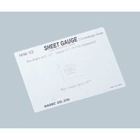 ナディック 顕微鏡用スケール(シートゲージ) アングルゲージ NHW-02 1個 2-5607-06（直送品）