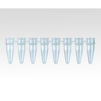 イナ・オプティカ PCR用チューブ 8連チューブ0.2mL 125入 T-028 1袋(125本) 2-6672-04（直送品）