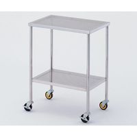 アズワン ステンレスパンチング導電ワゴン SD-2PS 1台 2-7977-01（直送品）