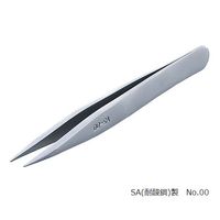 RUBIS MEISTER ピンセット SA(耐酸鋼)製 No.00 00-SA 1本 2-8028-02（直送品）