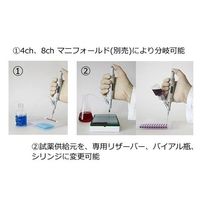 アズワン 自給式マイクロピペット(アキュラ) 5~50μL 865.0050 1本 2-8047-01（直送品）