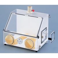 アズワン グローブボックス(ワイド600シリーズ)PMMA(アクリル)排気ダクト付 AS-600PE 1台 3-4045-12（直送品）