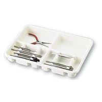 アズワン 実験台引出しトレー 260×350×45mm ピンセット10 1個 3-5340-06（直送品）