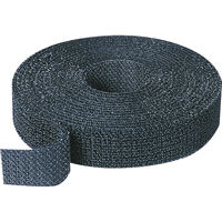 クラレファスニング　両面使えるマジックバンド　幅20mm×長さ3m　黒　1巻