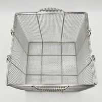 三和化研工業 ステンレス角型洗浄カゴ 大 300×300×300mm SS300 1個 4-098-02（直送品）