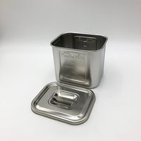 本間冬治工業 角型目盛付ポット 3.7L 18 1個 4-1006-05（直送品）