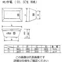 三和化研工業 ステン洗浄カゴSS 小 4-101-02 1個