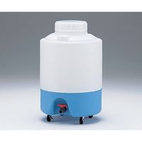 ニッコー・ハンセン ウォータータンク(テーパータンク) 100L ネジキャップ・キャスター有 7086-31 1個 4-4021-04（直送品）