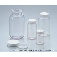 三宝化成 クリヤ広口瓶(透明エンビ製) 500mL 5-031-03 1本（直送品）
