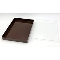 三宝化成 スチロール角型ケース 14型 3個 330×240×50mm 5-066-14 1箱(3個)（直送品）