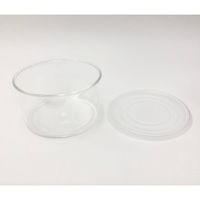 アズワン 丸型V式容器(スチロール製) 6個入 φ99.5×φ94×57mm 5-067-29 1箱(6個)（直送品）