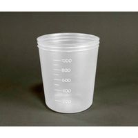 アズワン ディスポカップ(バキュームタイプ) 1L V-1000 1個 5-077-06（直送品）