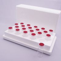 アズワン ホルダー付サンプル管瓶 20mL 20本入 5-100-06 1箱(20本)（直送品）