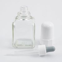 アズワン スポイド瓶(角型ガラス製) 120mL 透明 5-134-05 1本（直送品）