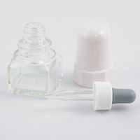 アズワン スポイド瓶(角型ガラス製) 10mL 透明 5-134-01 1本（直送品）