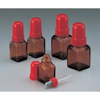 アズワン スポイド瓶(角型ガラス製)Sー30 褐色 30mL 5-135-03 1本（直送品）