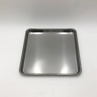 大屋製作所 ステンレス正方皿 (317×317×24mm) Kー2 1個 5-178-02（直送品）
