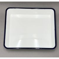 オオモリ ホーローバット 四ッ切 5-176-04 1個（直送品）