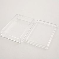 ユニバーサル 非帯電スチロールケース 50×75×19mm 10個入 C-19 1箱(10個) 5-359-03（直送品）