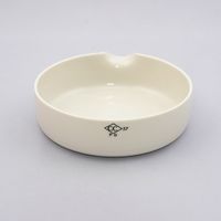 ニッカトー 蒸発ざら(平底)φ105mm 160mL CW-No.4 1枚 5-4045-04（直送品）