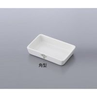 ニッカトー 灰分測定用灰ざら(角型)50×30×10mm CW-1 1枚(1個) 5-4071-01（直送品）