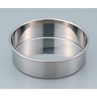 アズワン 標準試験用ふるい(ID製) 実新型 IDφ200mm 受器のみ 5-5390-37 1個（直送品）