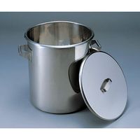 オオモリ 大型ステンビーカー 30L 6-224-10 1個（直送品）