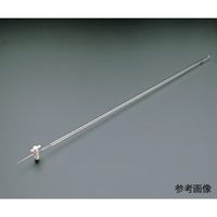 アズワン ビュレット硼珪酸ガラス製 PTFE活栓付 白 5mL 6-253-01 1本(1個)（直送品）