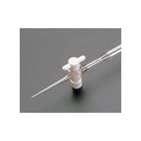 アズワン ビュレット硼珪酸ガラス製 PTFE活栓付 白 100mL 6-253-05 1本（直送品）