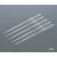 アズワン 駒込ピペット(見やすい印刷目盛・硬質ガラス製) 3mL 10本入 6-275-03 1箱(10本)（直送品）