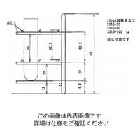 三和化研工業 ステンレス製試験管立 φ15mm 5×10配列 SS15-50 1個 6-302-05