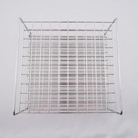 三和化研工業 ステンレス製試験管立 φ16.5mm 10×10配列 SS16.5-100 1個 6-302-09（直送品）