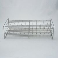 三和化研工業 ステンレス製試験管立 φ24mm 6×12配列 SS24-72 1個 6-302-18（直送品）