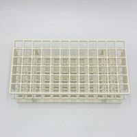 サーモフィッシャーサイエンティフィック アンワイヤー試験管立 φ13mm×72本 ホワイト 5970-0013 1個 6-313-01（直送品）