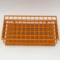 サーモフィッシャーサイエンティフィック アンワイヤー試験管立 φ16mm×72本 オレンジ 5970-0116 1個 6-313-07（直送品）