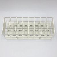 サーモフィッシャーサイエンティフィック アンワイヤー試験管立 φ30mm×24本 ホワイト 5970-0030 1個 6-313-13（直送品）