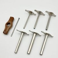 アズワン スピードコルクボーラー 4・5.5・7・8.5・10・11.5mm 6本組 6-339-01 1セット（直送品）