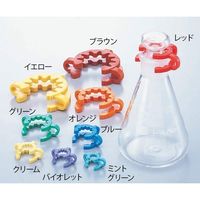 アズワン ケッククリップ・テーパージョイント用 グリーン 適合スリ部上径:24mm 1袋(10個入) 6-510-05 1袋(10個)（直送品）