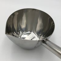 キャンロット オールステンレス製杓子 0.5L 250mm 6-517-01 1本(1個)（直送品）