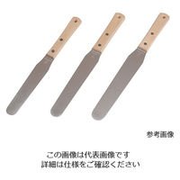 清水アキラ 軟膏ヘラ(ステンレス製) 35×200mm 8インチ 1本 6-528-07