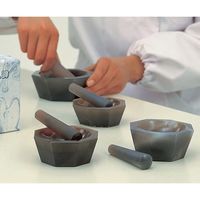 城戸メノウ乳鉢製作所 メノー乳鉢 浅型 φ90×φ110×27mm 乳棒付き 6-546-13 1セット（直送品）