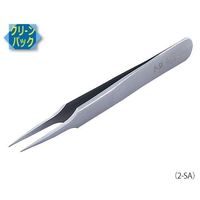 アズワン MEISTER ピンセット SA(耐酸鋼)製 クリーンパック No.2 2-SA 1本 6-7905-34（直送品）