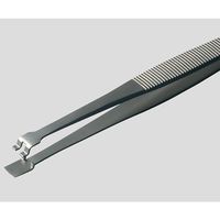 アズワン MEISTERピンセット ウェハー用 幅広 耐酸鋼 41LB2-SA 1本 6-7907-01（直送品）