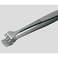 アズワン MEISTERピンセット ウェハー用 幅広 耐酸鋼 41LB4-SA 1本 6-7907-02（直送品）
