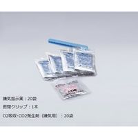 スギヤマゲン アネロパウチ(R)ケンキ(嫌気培養)・セット パウチ用剤 A-12 1セット 6-8664-02（直送品）