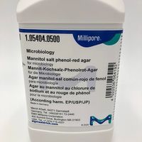 メルク 粉末培地 (マンニット食塩寒天) 500g 1.05404.0500 1個 6-8814-01（直送品）