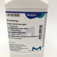 メルク 粉末培地 (ポテトデキストロース寒天) 500g 1.10130.0500 1個 6-8814-04（直送品）
