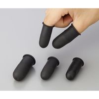 ハナキゴム 指サック導電性 導電ウス 50入 C-3 1箱(50個) 7-058-03（直送品）